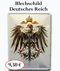 Blechschild Deutsches Reich